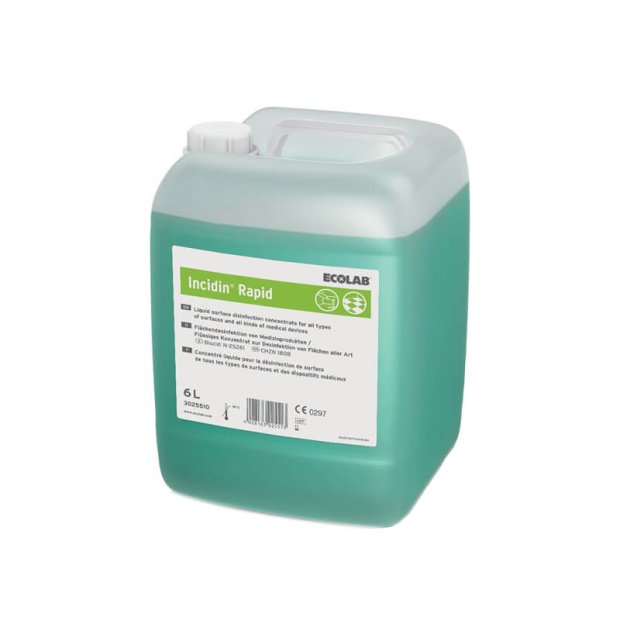 Ecolab Incidin® Rapid – Preparat do mycia i dezynfekcji powierzchni – 6 l