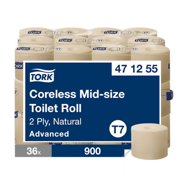 Tork papier toaletowy bez gilzy naturalny T7 471255