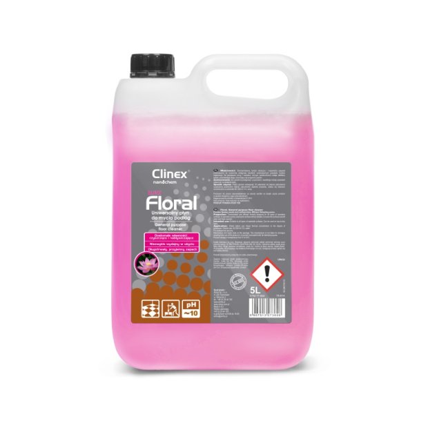 Clinex Floral Blush - Uniwersalny płyn do mycia podłóg - 5 l