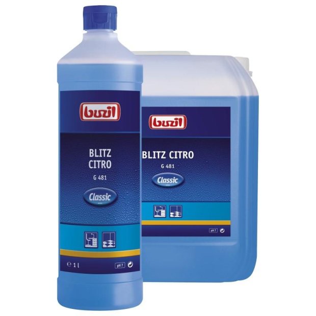 Buzil G481 Blitz Citro - Środek czyszczący o intensywnym zapachu - 10 l