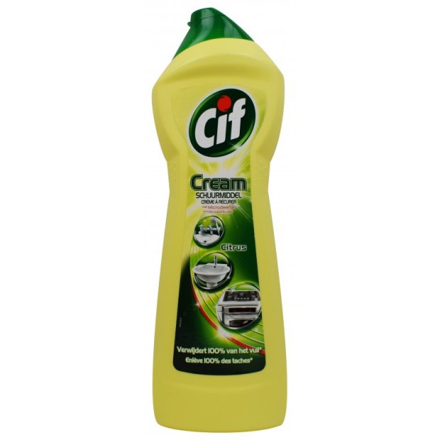 Cif Lemon - Mleczko do czyszczenia z mikrokryształkami - 750 ml