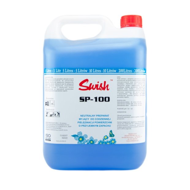Swish SP - 100 – Preparat do codziennej pielęgnacji powierzchni, kwiatowy – 5 l