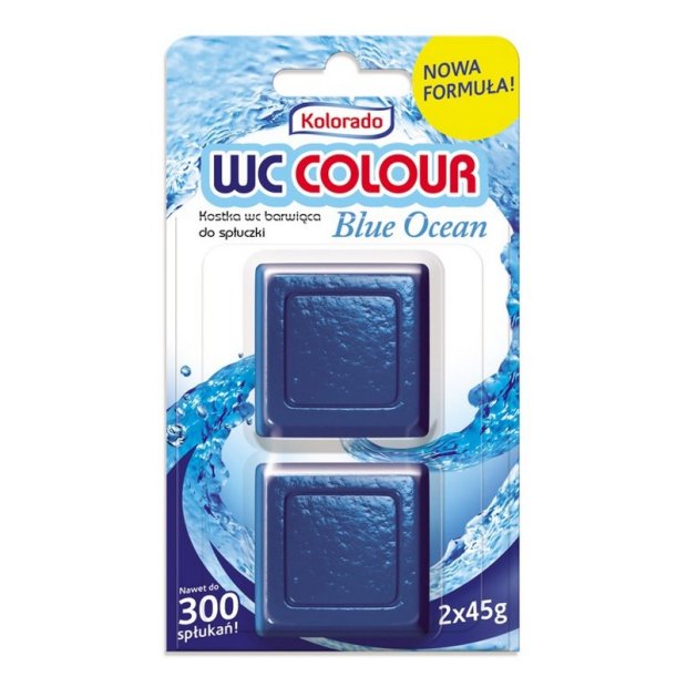 WCC12 - Kolorado kostka do spłuczki  WC COLOUR A'2 szt. OCEAN BLUE/NIEBIESKI