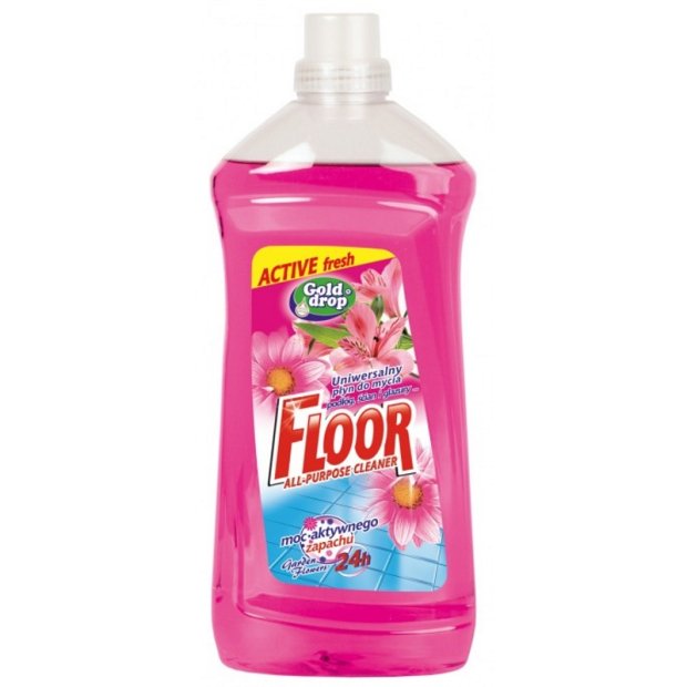 Floor - Uniwersalny płyn do mycia powierzchni, 1,5 l - Kwiaty Ogrodowe