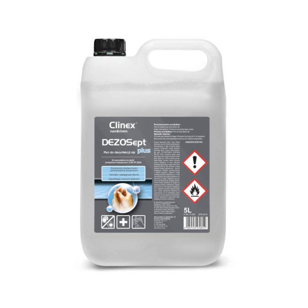 Clinex DezoSept plus - Płyn do dezynfekcji rąk - 5 l