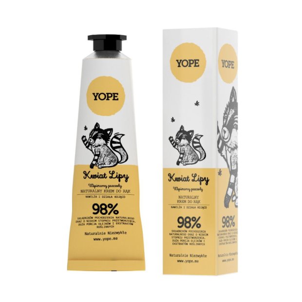 Yope – Naturalny krem do rąk, 50 ml – Kwiat Lipy