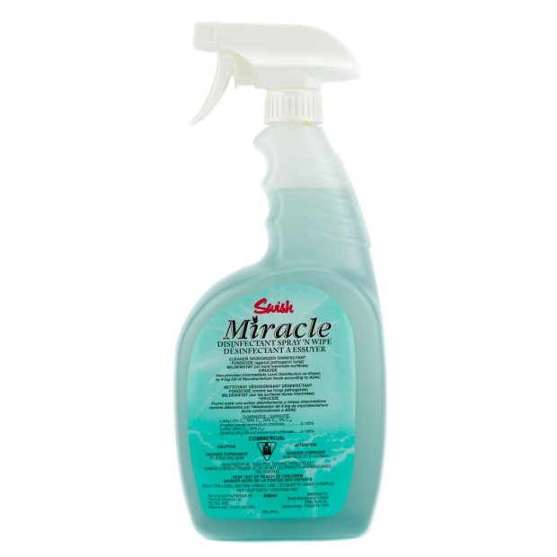 Swish Miracle Disinfectant - Środek do mycia i dezynfekcji z neutralizatorem zapachów - 946 ml