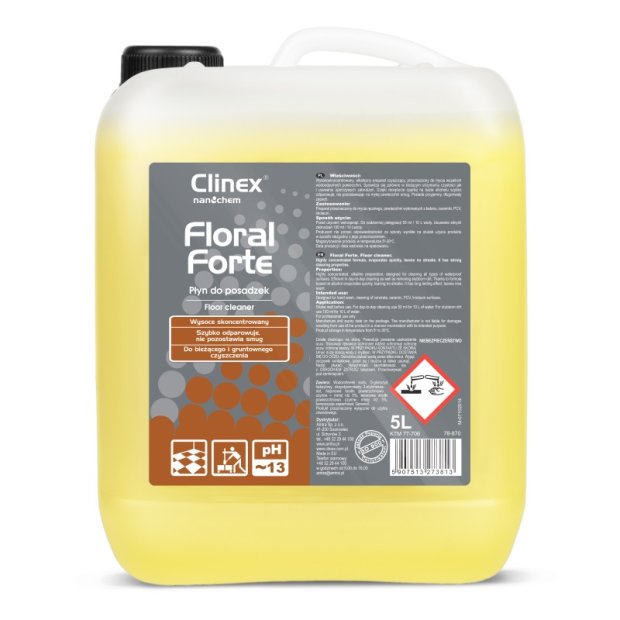 Clinex Floral Forte - Płyn do mycia podłóg - 5 l