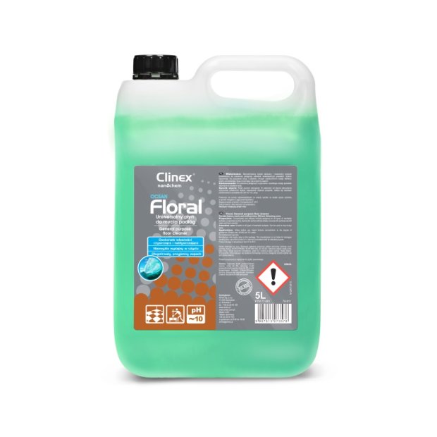 Clinex Floral Ocean - Uniwersalny płyn do mycia podłóg - 5 l