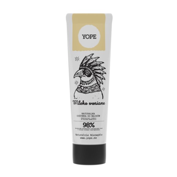 Yope – Naturalna odżywka do włosów, 170 ml – Mleko owsiane