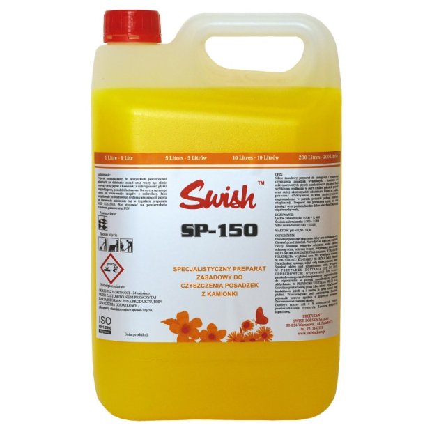 Swish SP - 150 – Preparat zasadowy do czyszczenia posadzek z kamionki - 5 l