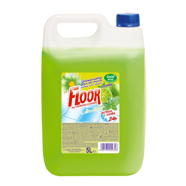 Floor - Uniwersalny płyn do mycia powierzchni, 5 l - Lime & Mint