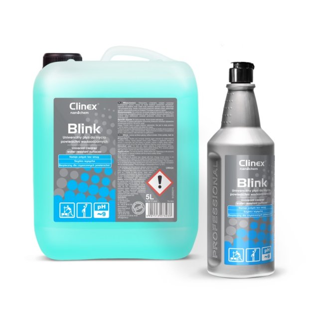 Clinex Blink - Płyn do mycia powierzchni wodoodpornych - 10 l