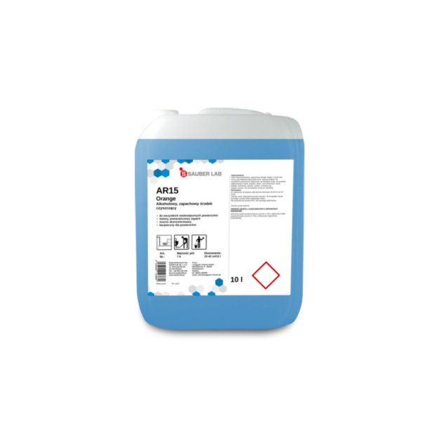 Sauber Lab AR15 Orange – Uniwersalny środek do mycia powierzchni, zapachowy – 10 l