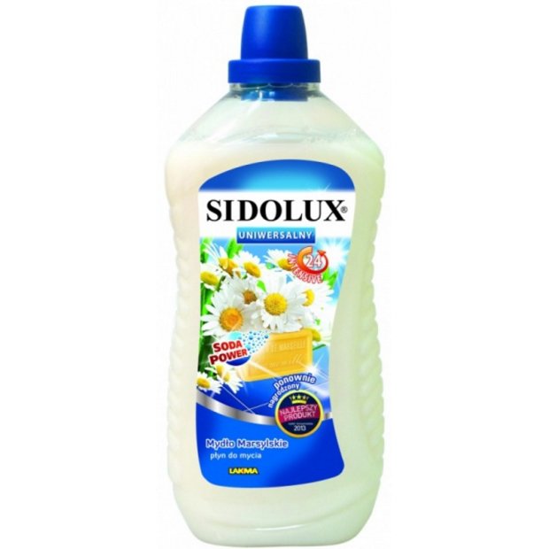 Sidolux - Uniwersalny płyn do mycia powierzchni, mydło marsylskie - 1 l