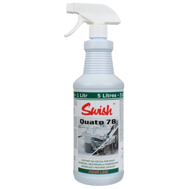 Swish Quato 78 Plus - Gotowy do użytku preparat myjąco-dezynfekujący - 1 l