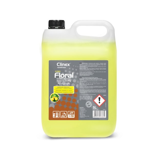 Clinex Floral Citro - Uniwersalny płyn do mycia podłóg - 5 l