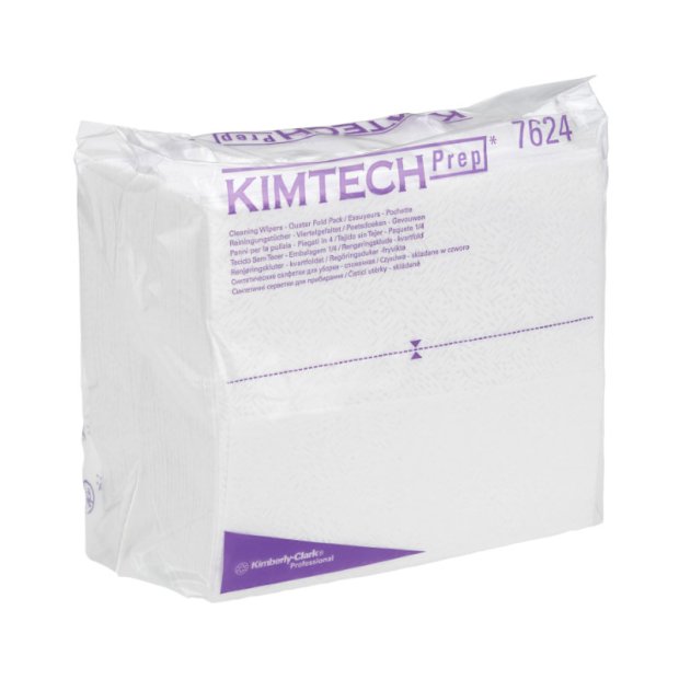 Kimberly-Clark Kimtech Pure - Higieniczne ściereczki do czyszczenia, składane - Białe