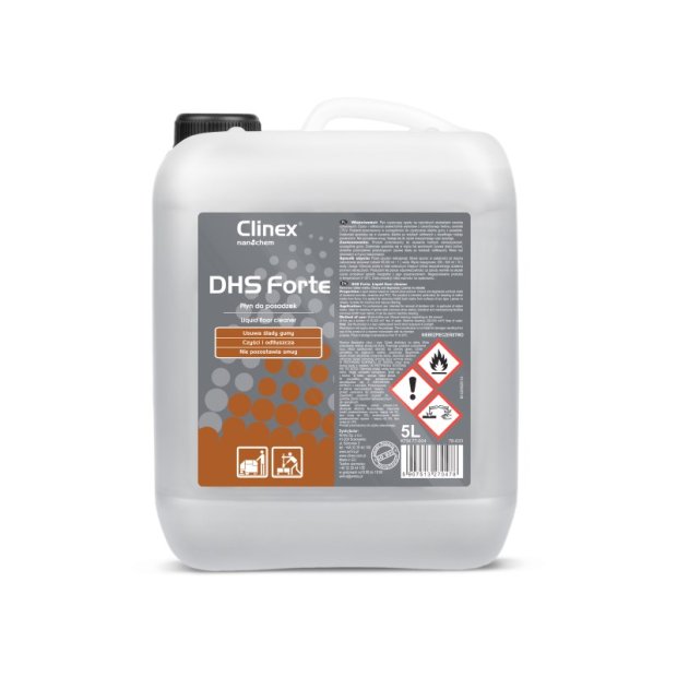 Clinex DHS Forte – Preparat do usuwania tudnych zabrudzeń – 5 l