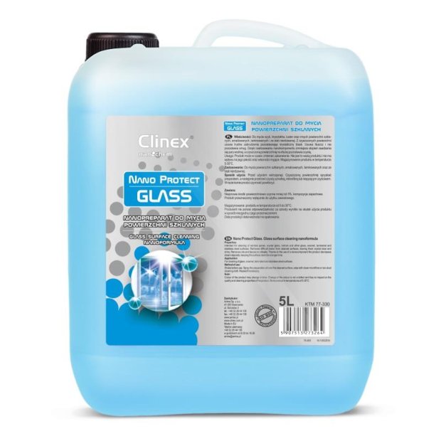 Clinex Nano Protect Glass - Preparat do mycia powierzchni szklanych - 5 l